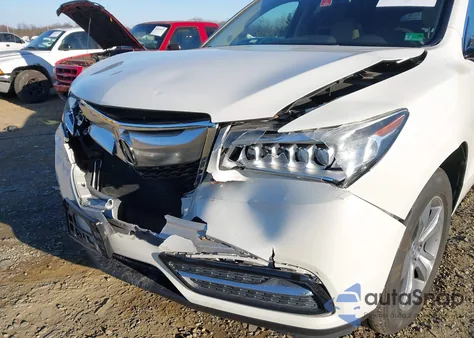 2015 Acura Mdx из США, поврежденный, VIN 5FRYD3H22FB012108